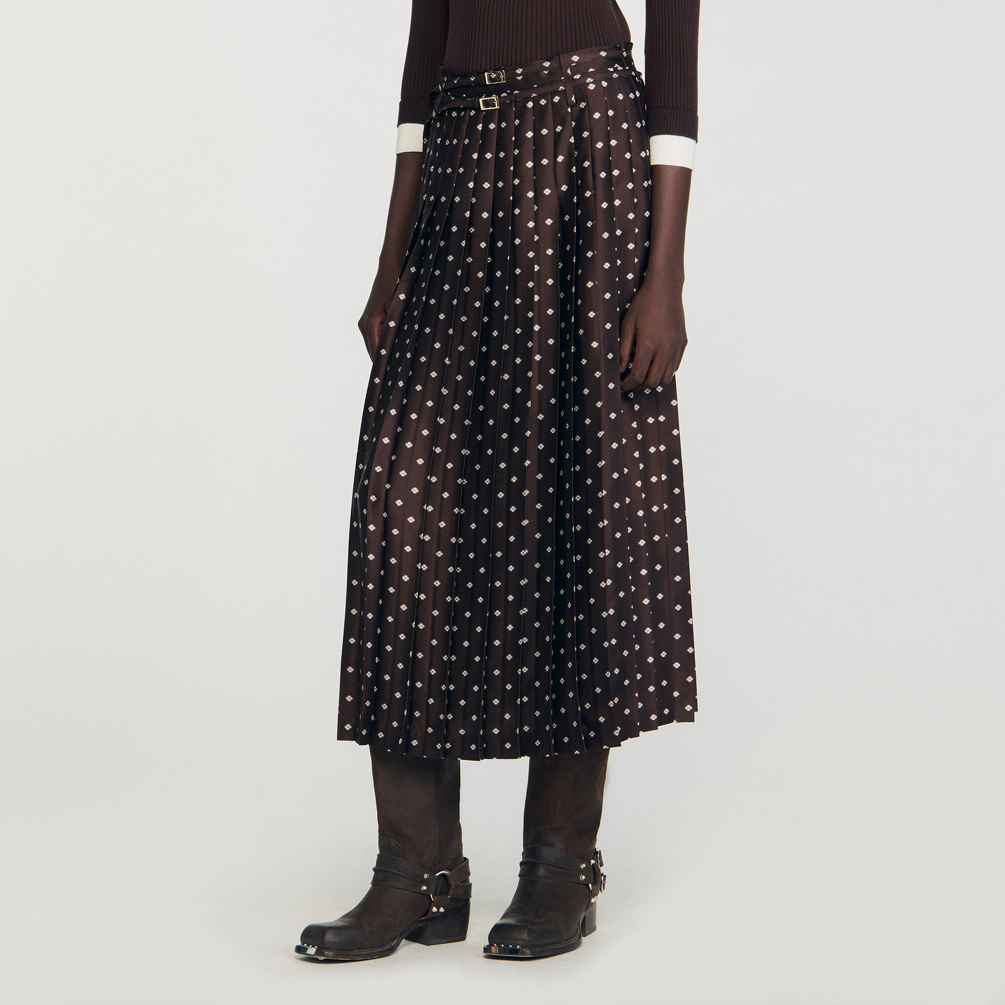 Gonna lunga stampa foulard Gonna lunga stampa foulard