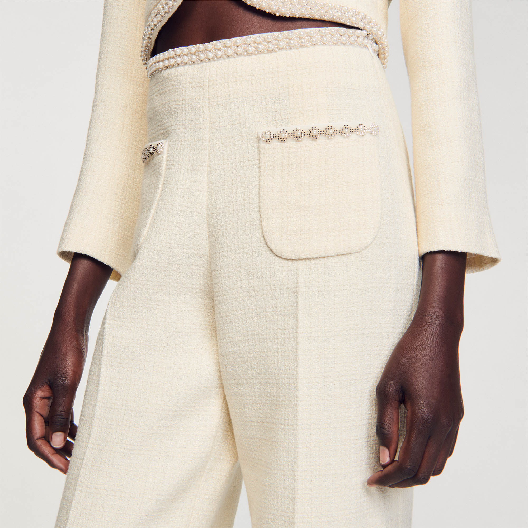 Pantaloni in tweed