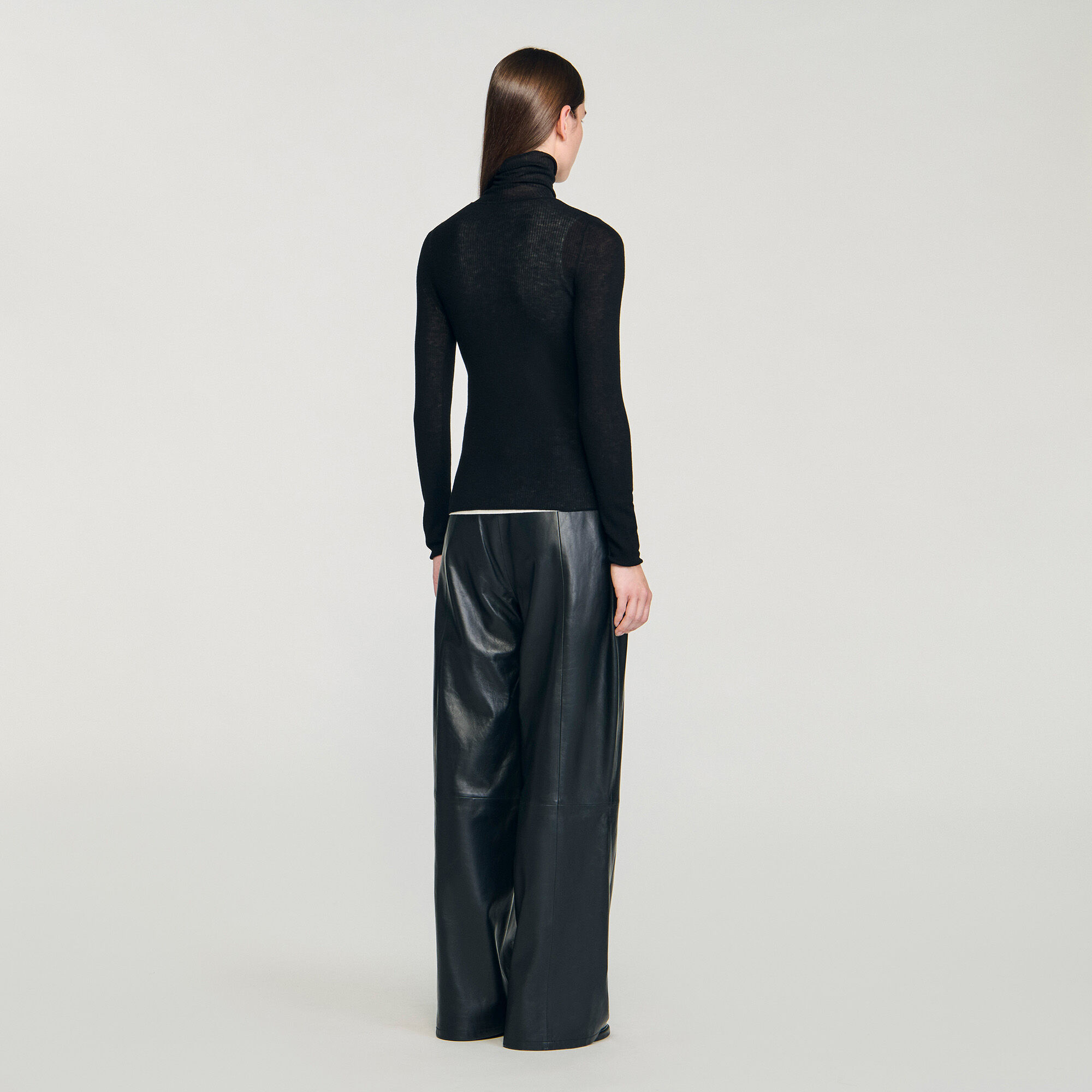 Maglione con collo alto 2 in 1