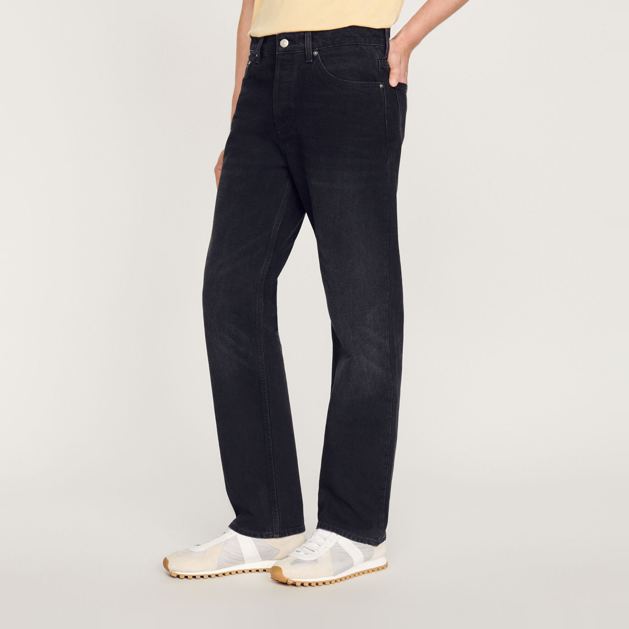 Jeans dritti in cotone biologico