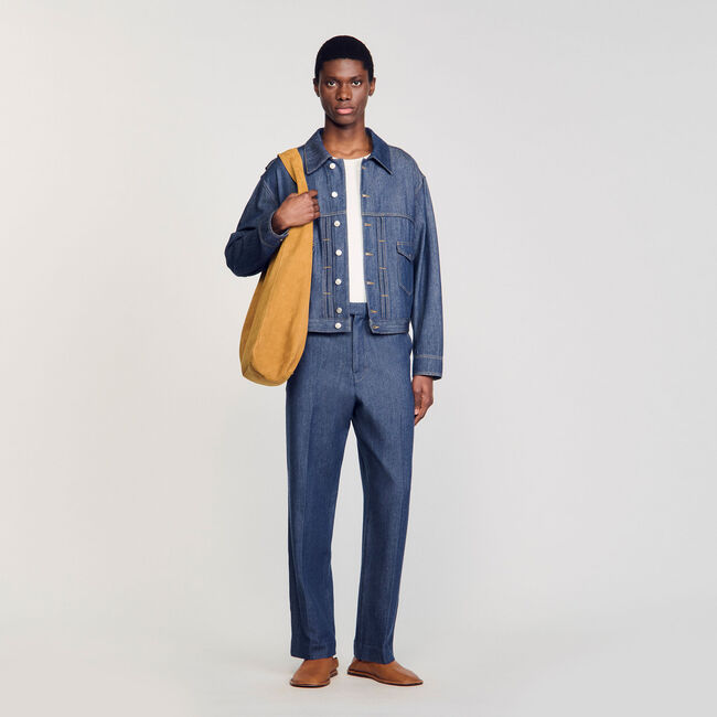 Giubbotto in chambray