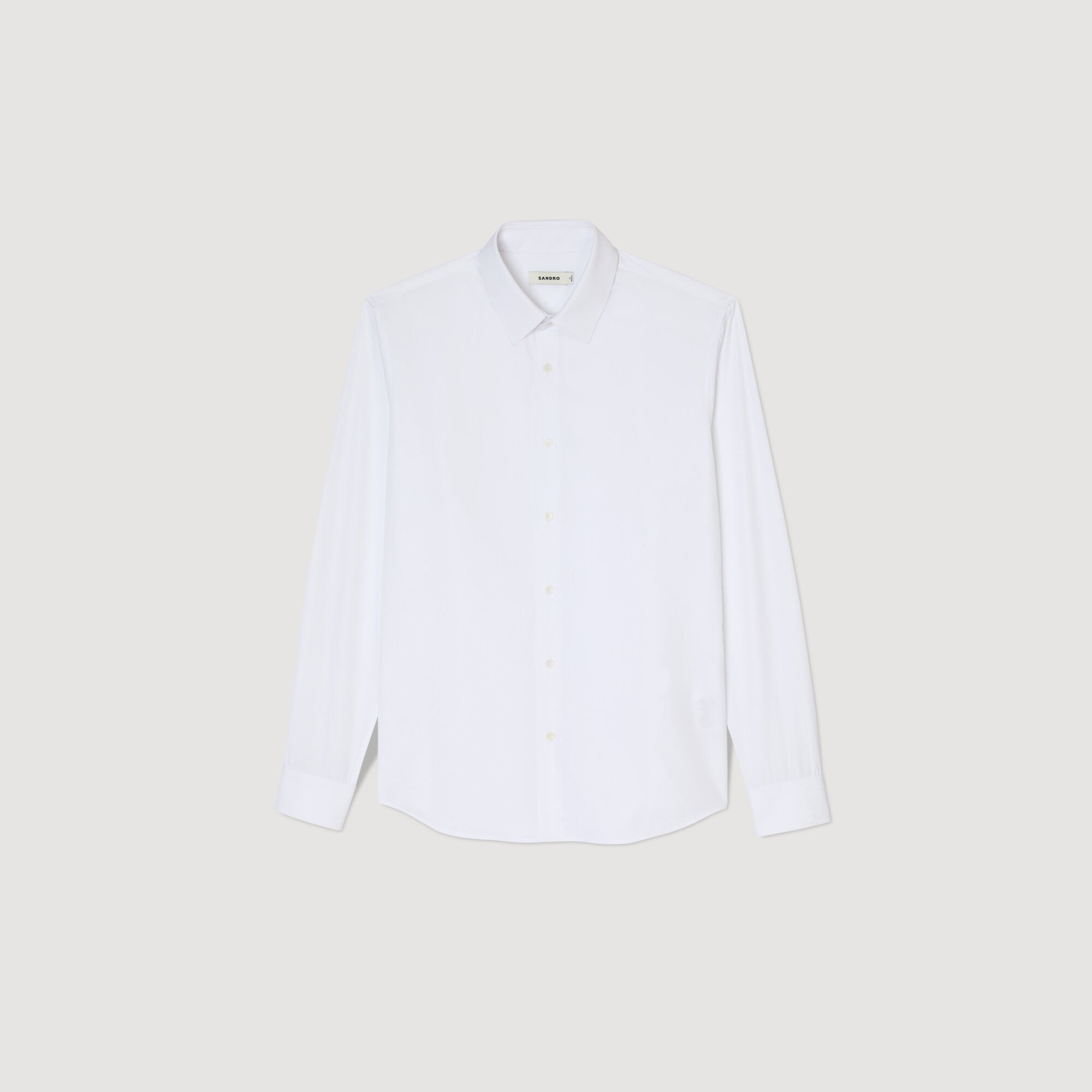 Camicia a tinta unita