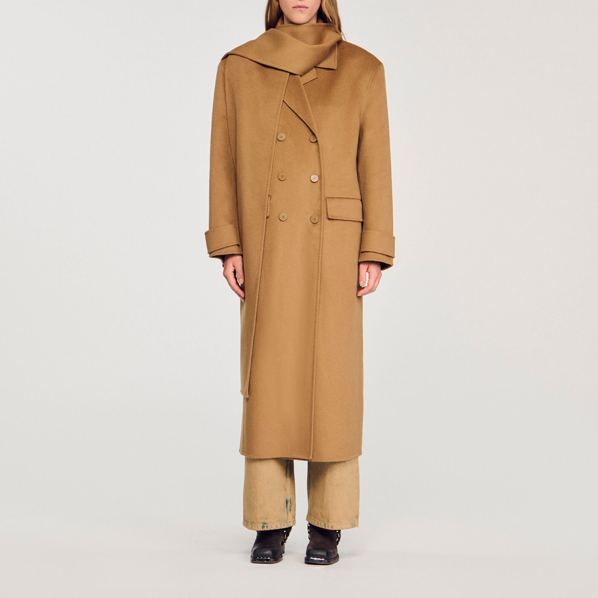Cappotto oversize in lana - Donna | Sandro