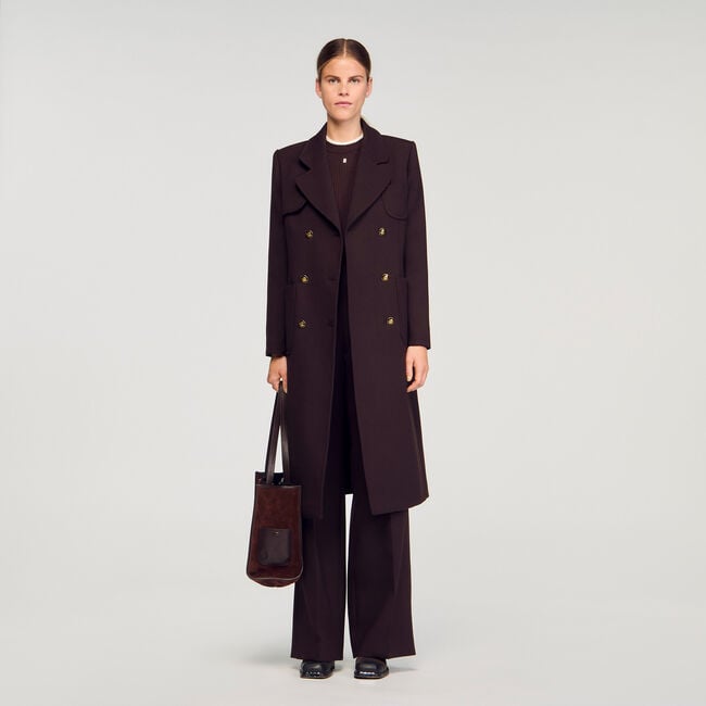 Cappotto lungo doppiopetto