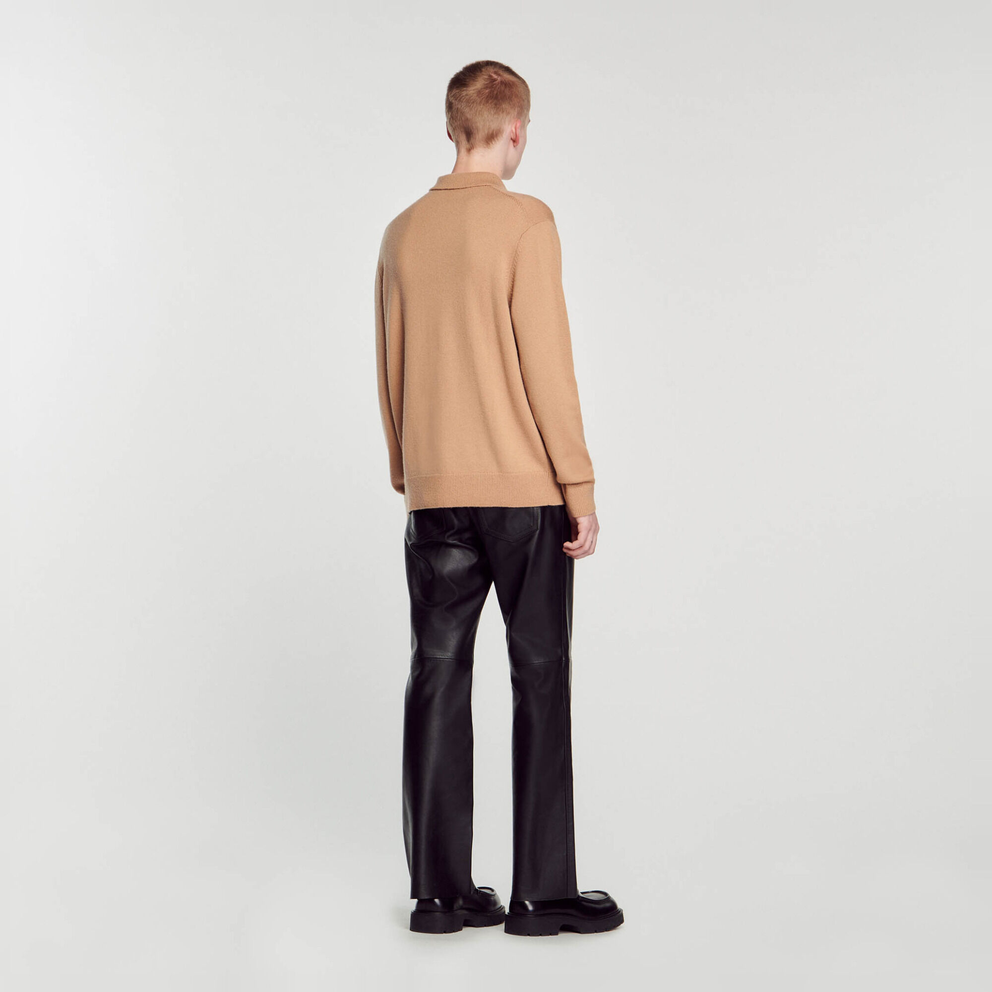 Polo in lana e cashmere