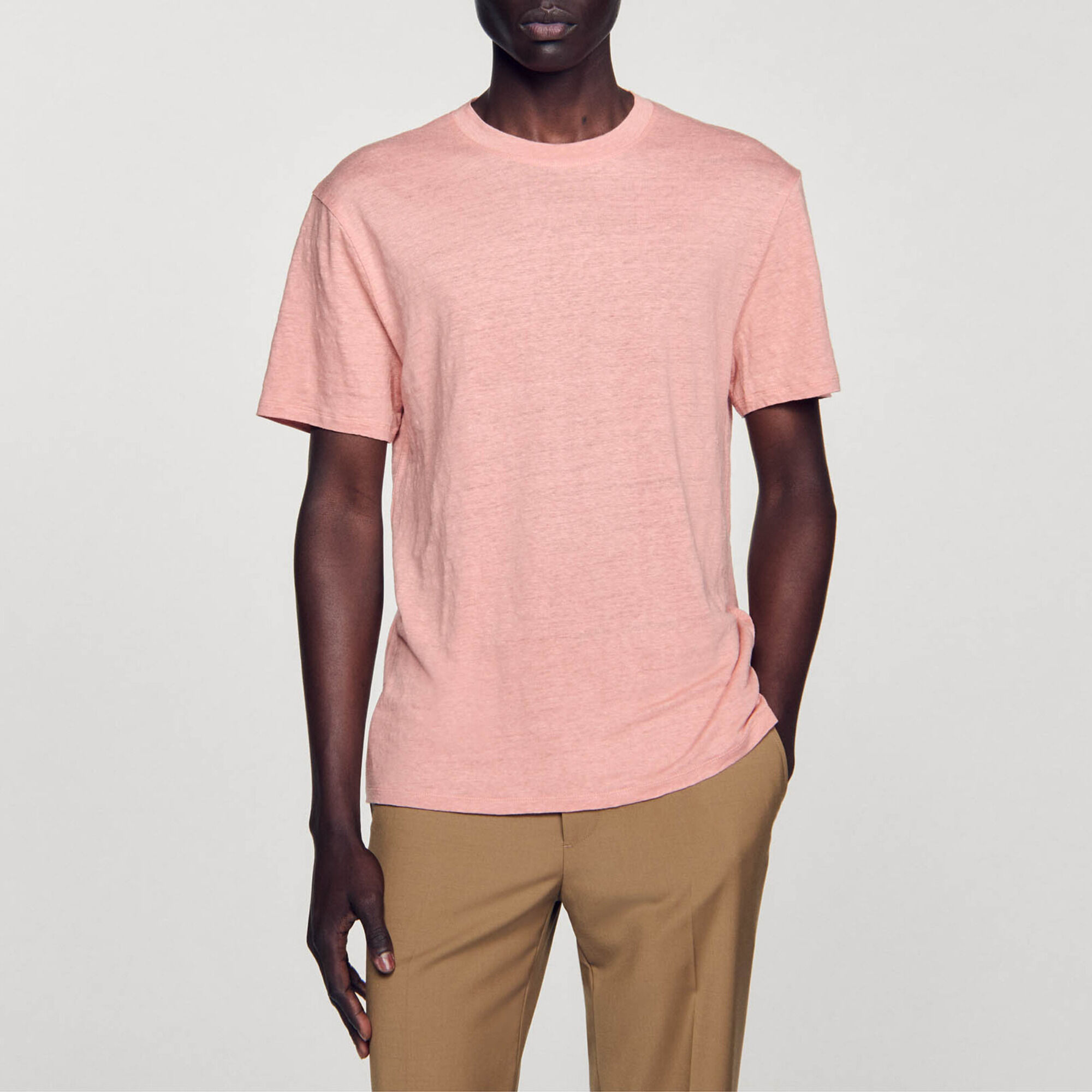 T-shirt in lino certificato