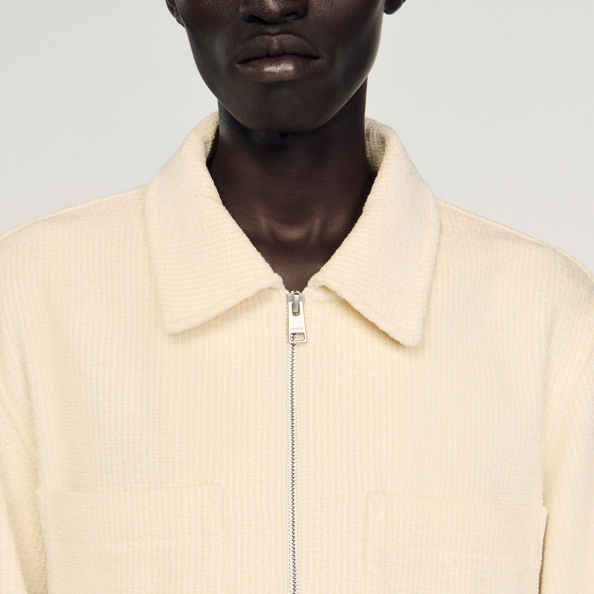 Overshirt in velluto a coste