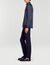 Camicia aderente in cotone stretch