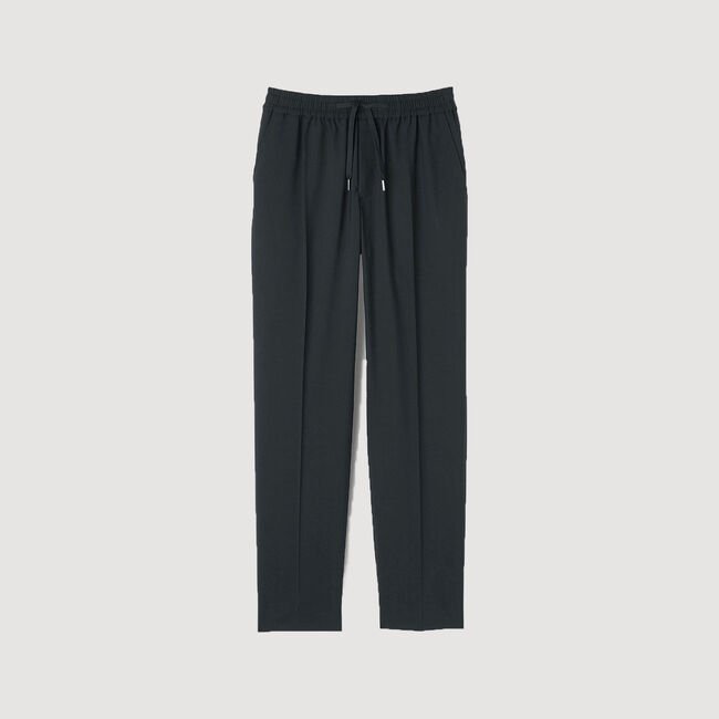 Pantaloni dritti elasticizzati