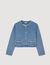 Giubbotto in denim con strass