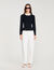 Cardigan con colletto vittoriano