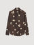 Camicia in lino con stampa a fiori