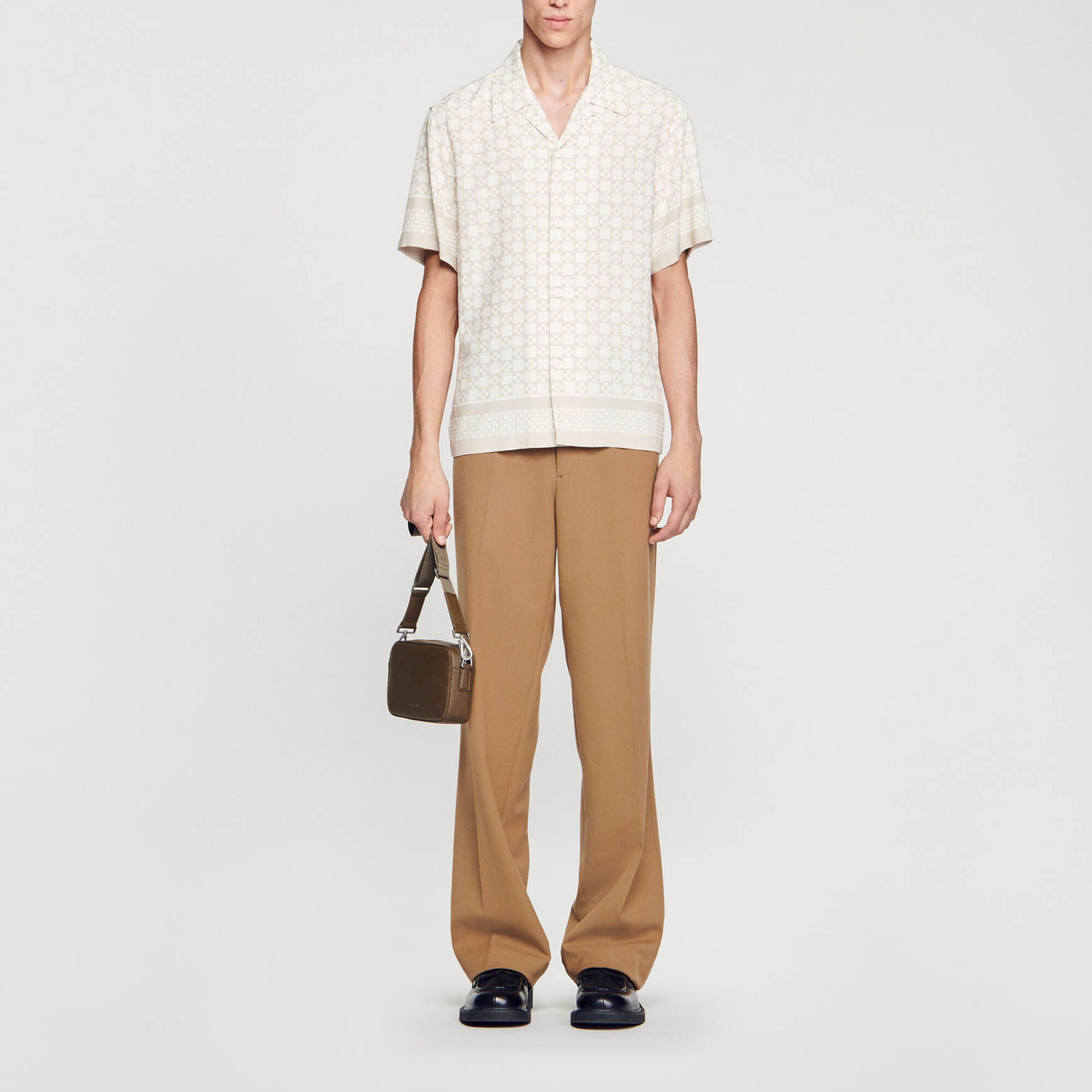 Camicia a maniche corte Square Cross