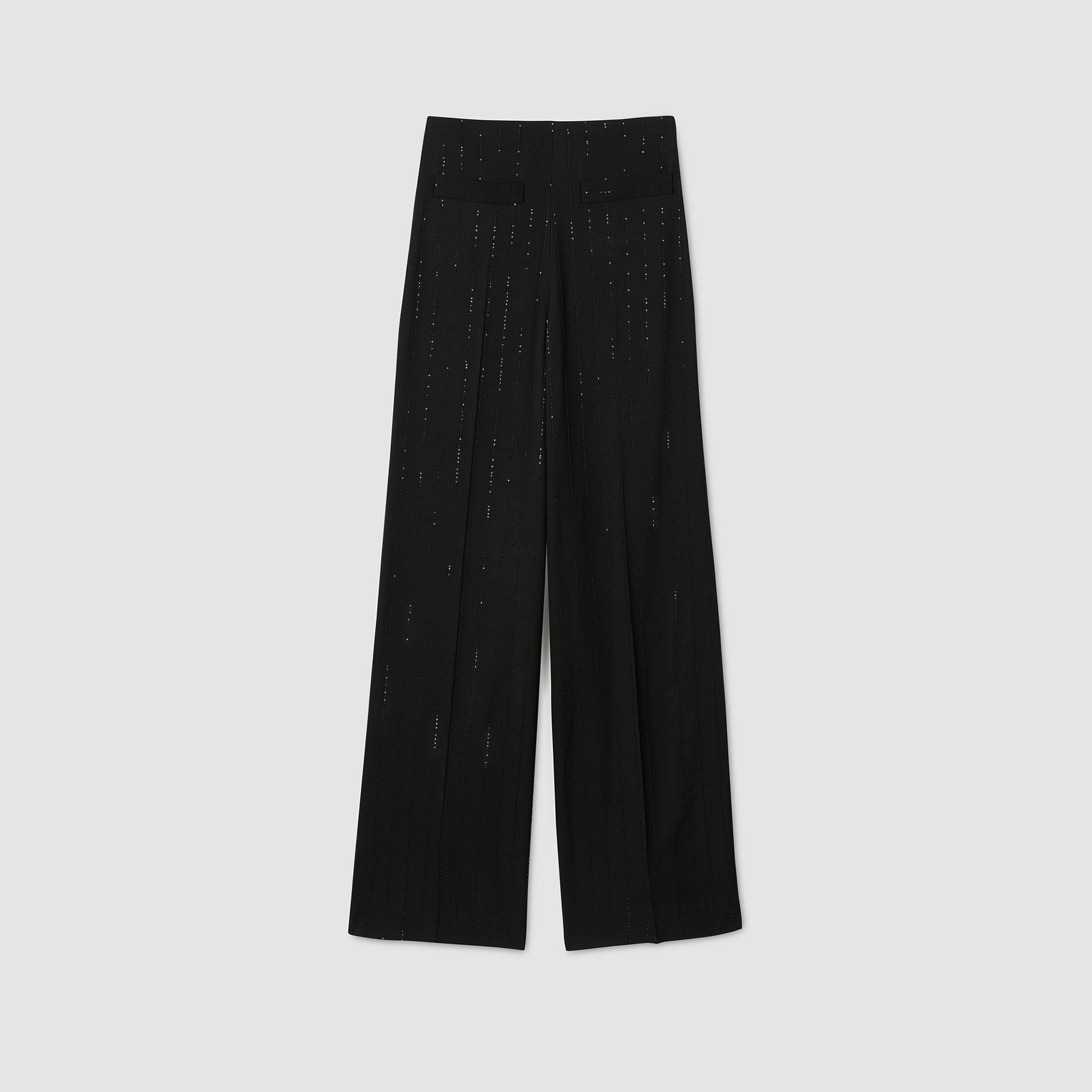 Pantaloni da abito con lustrini