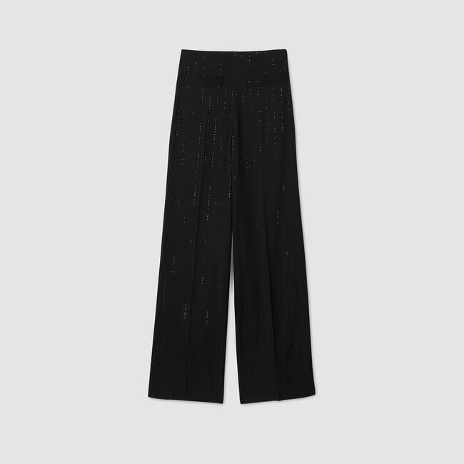 Pantaloni da abito con lustrini