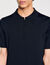 Polo in maglia con colletto con zip