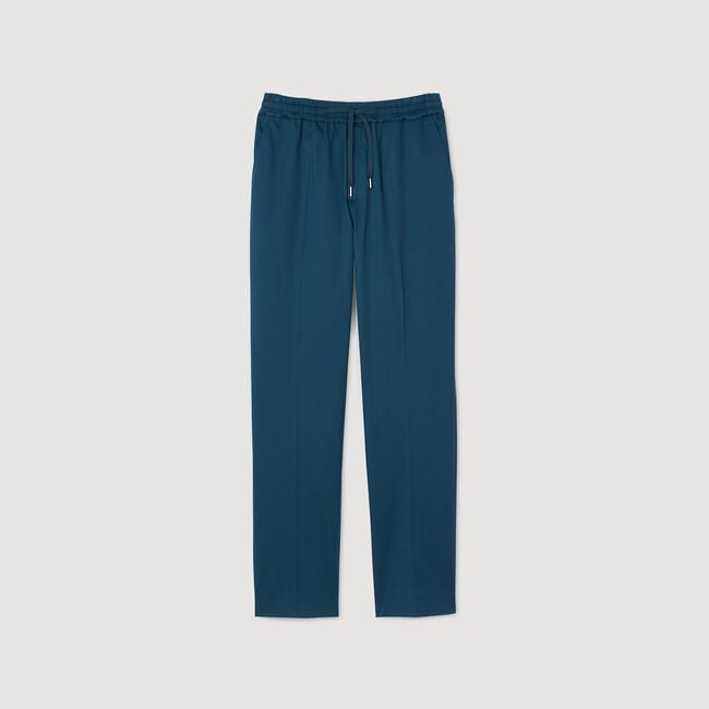 Pantaloni dritti elasticizzati