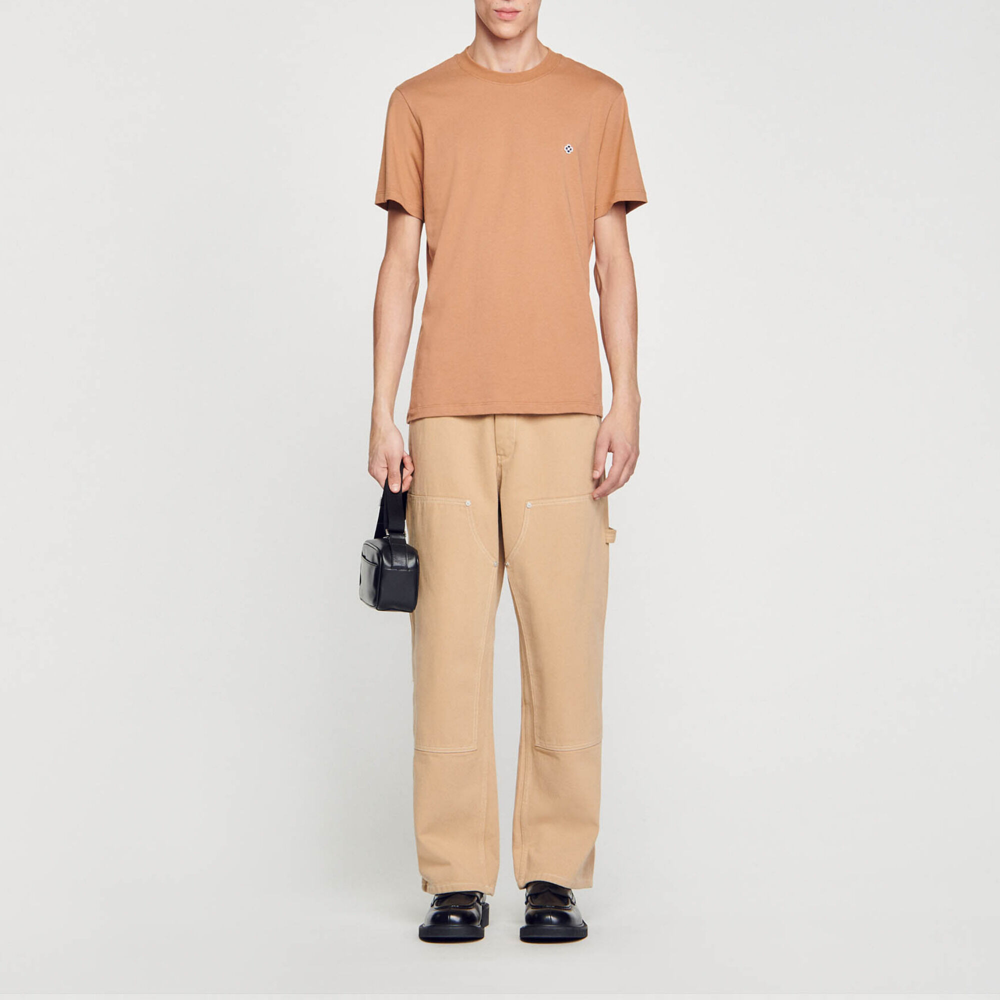 T-shirt con applicazione Square Cross