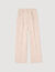 Pantaloni fluidi a jacquard con fiocco