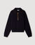 Maglia polo zip collo in camoscio - Donna | Sandro