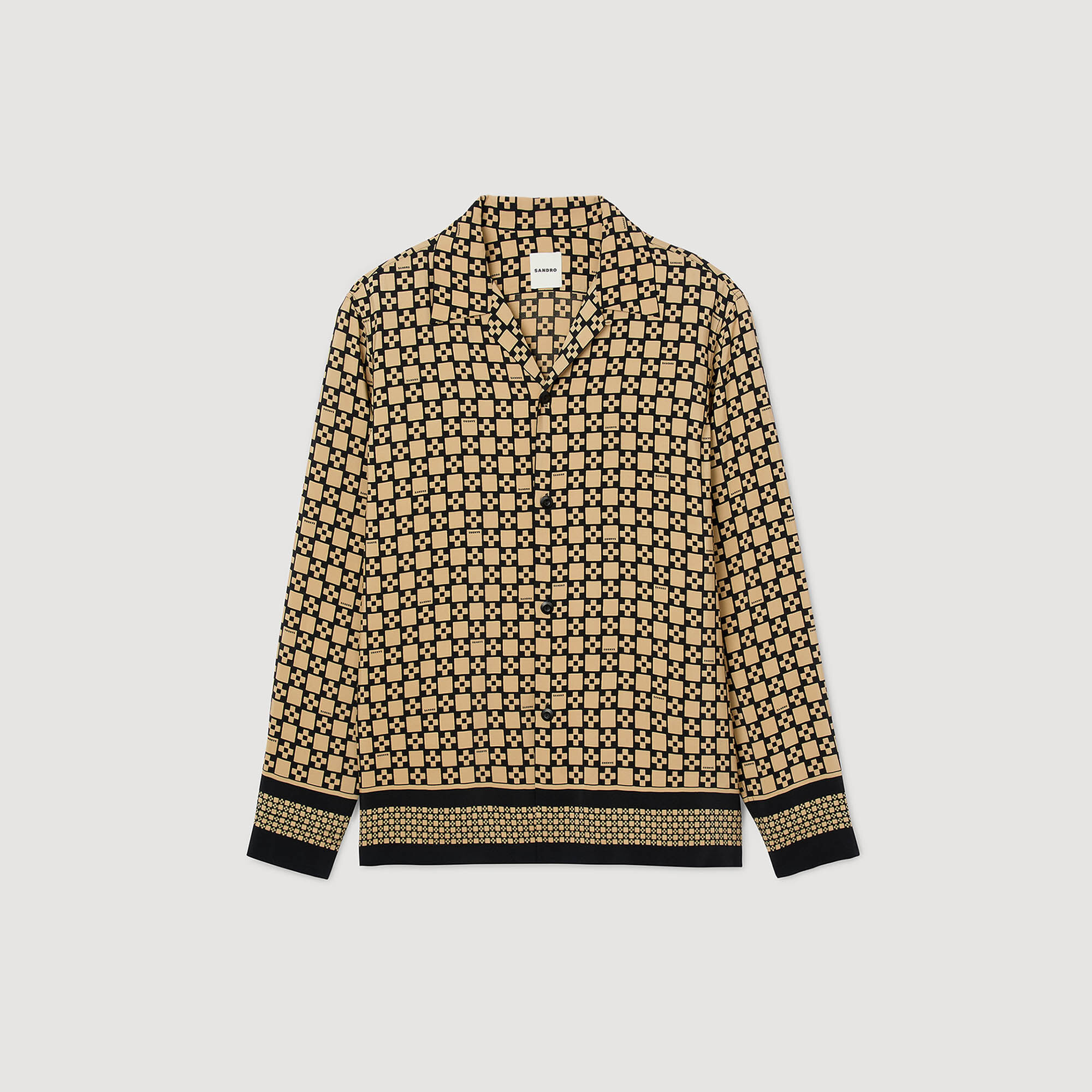Camicia fluida con stampa
