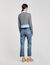 Maglione corto in lana e cashmere