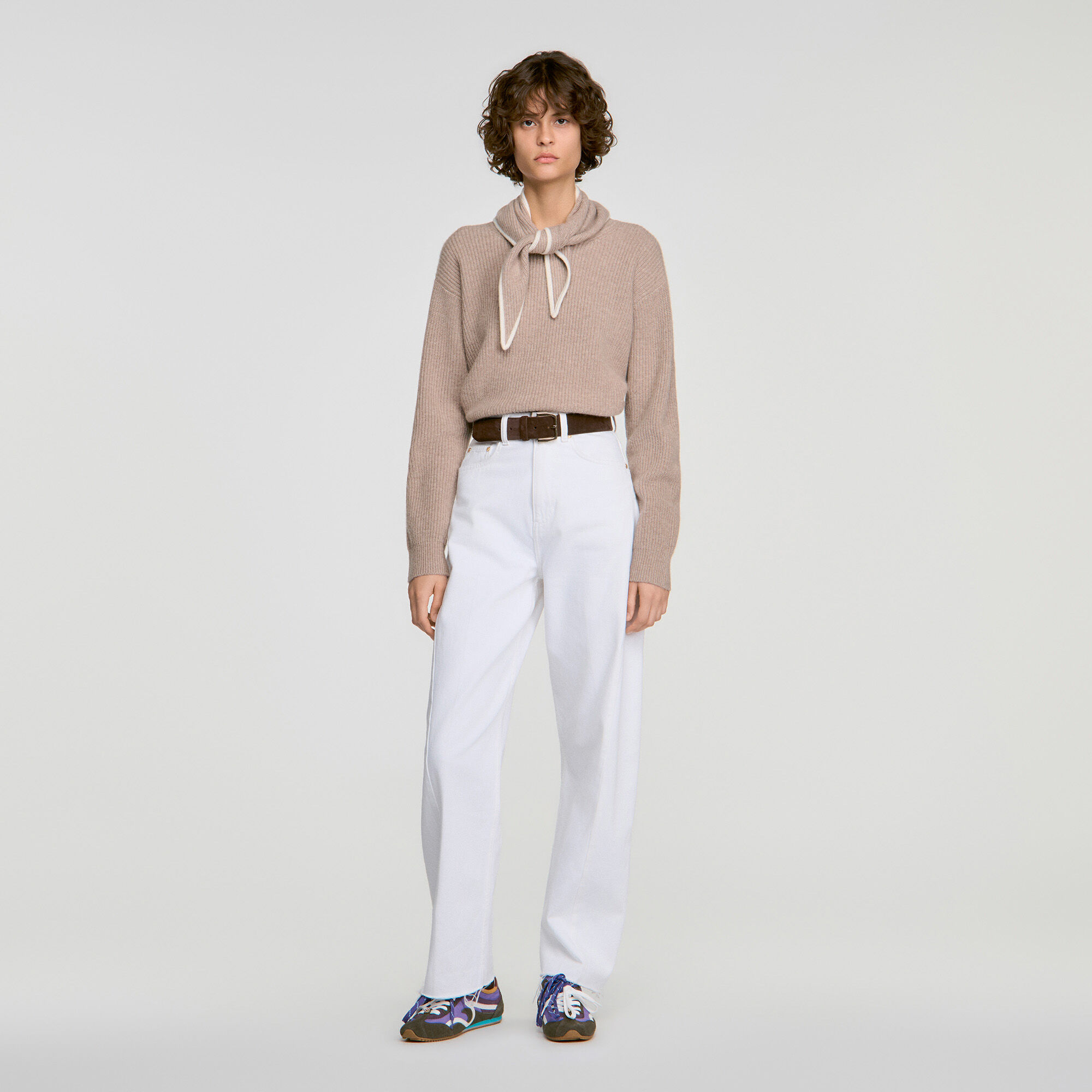 Maglione 2 in 1 lana e cashmere - Donna | Sandro