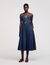 Abito midi in denim