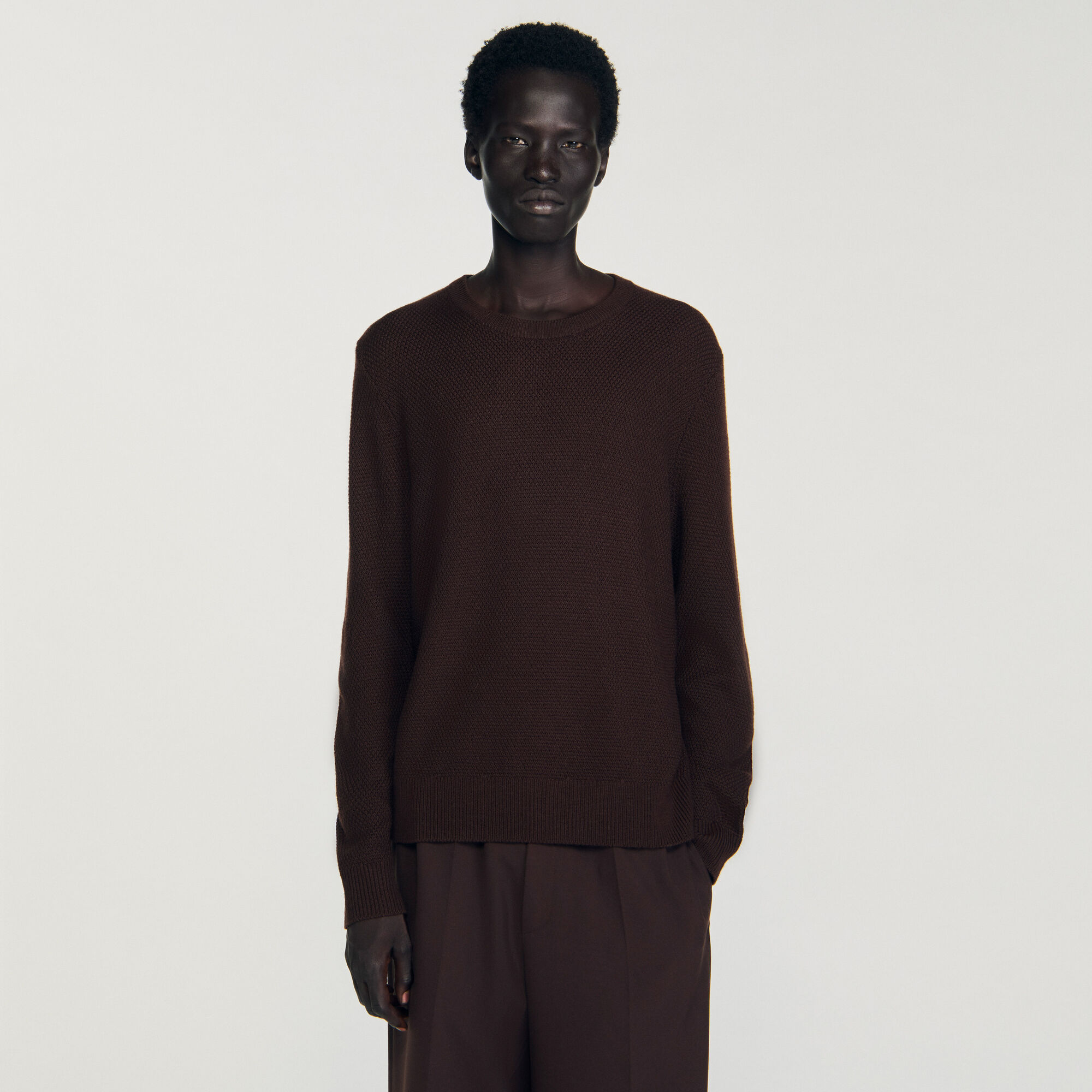Maglione in maglia testurizzata