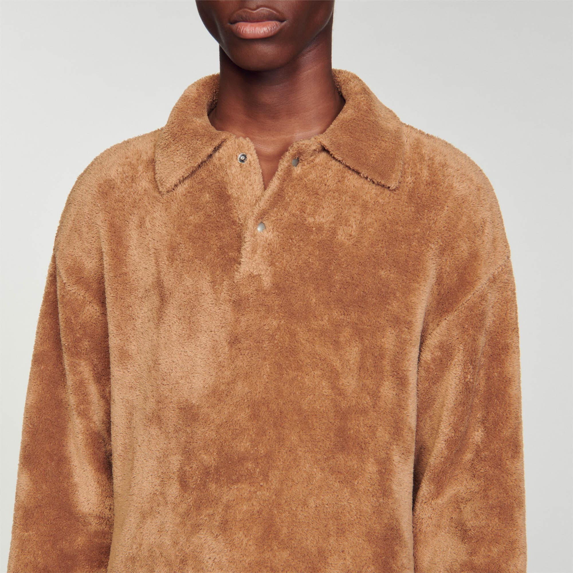 Polo in maglia di spugna