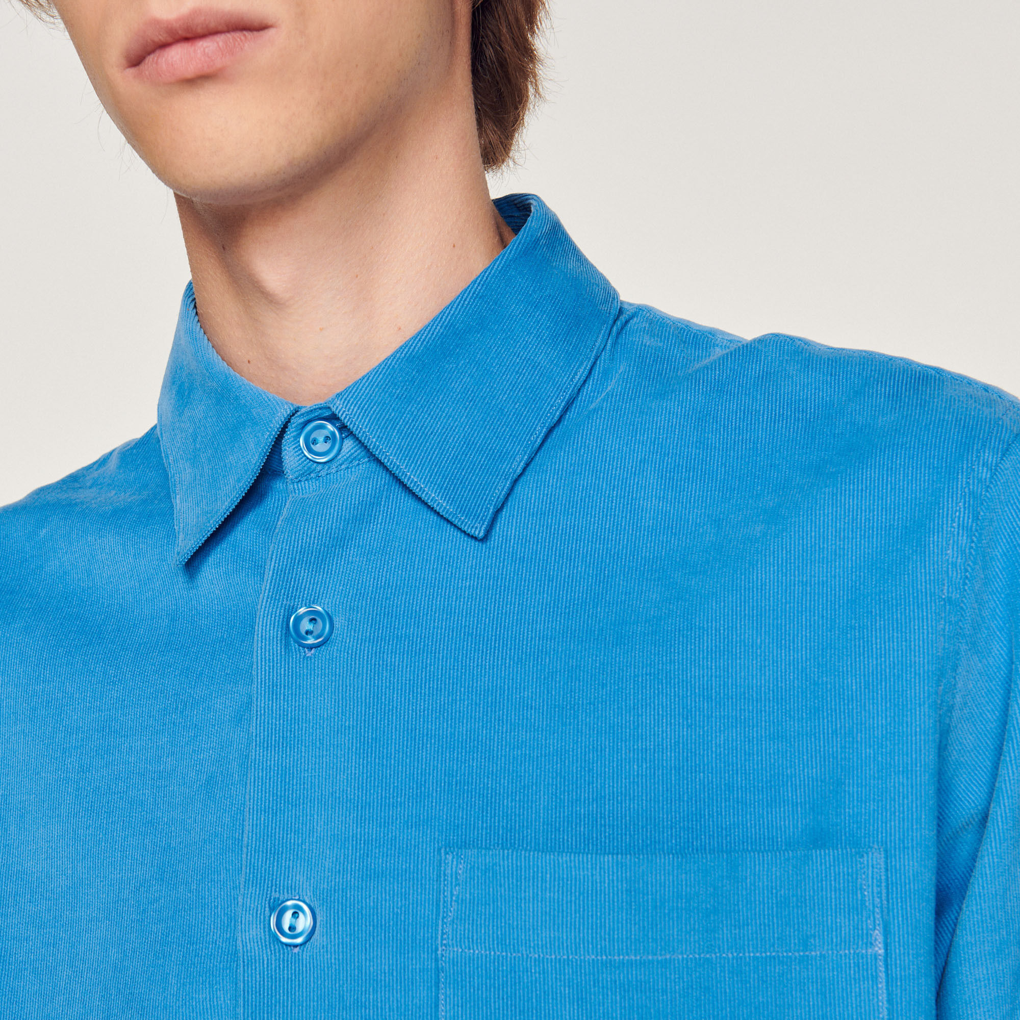 Camicia in velluto a coste