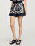 Shorts con stampa a fiori