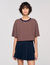 T-shirt a righe e strass