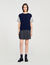 Maglione in maglia bimateriale