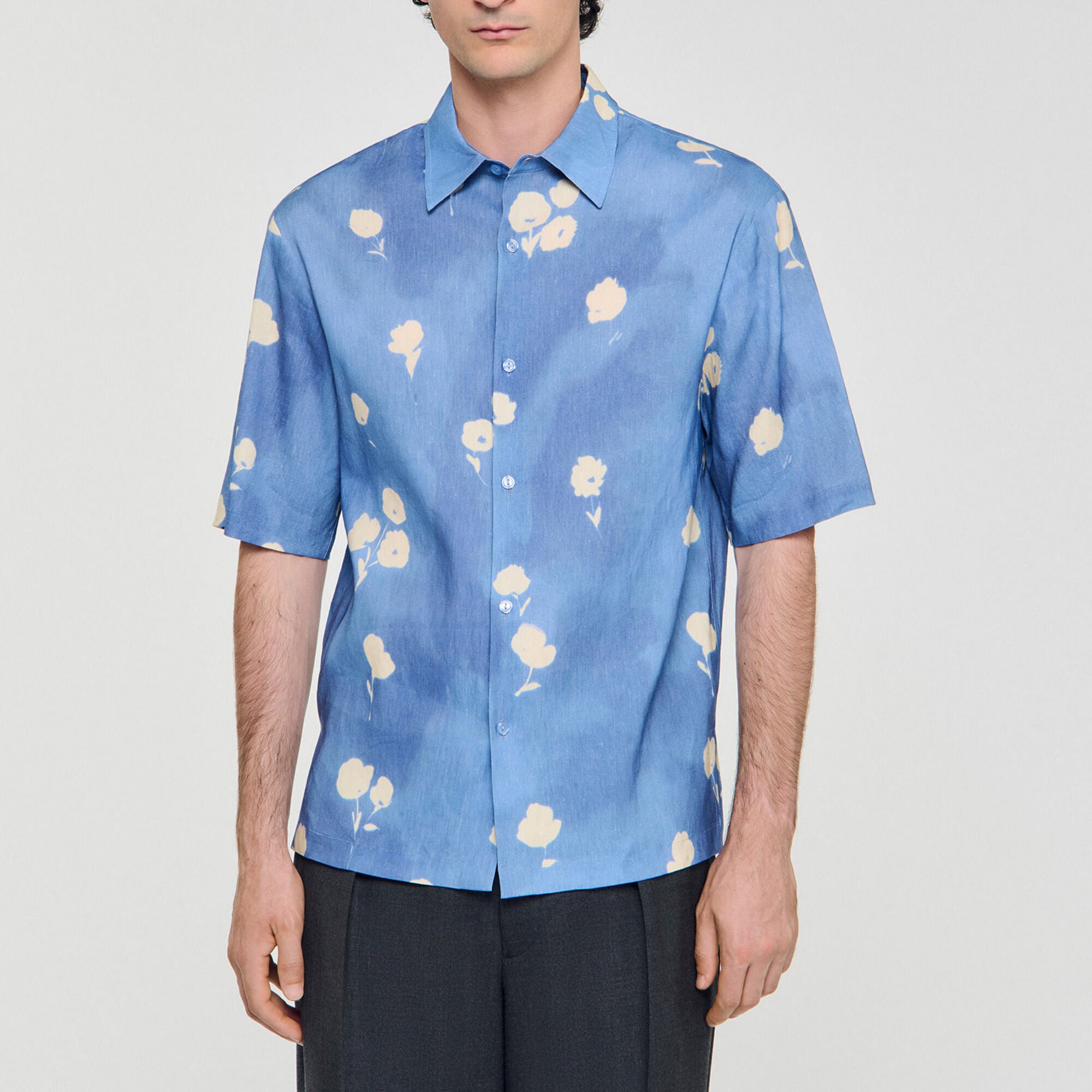 Camicia con stampa a fiori - Uomo | Sandro