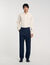 Pantaloni con pieghe baciate