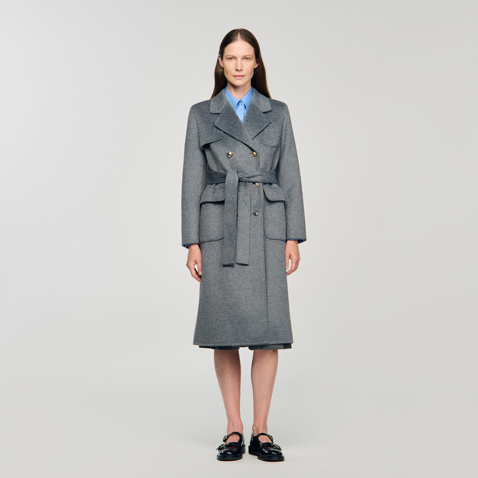 Cappotto a quadri double face