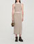 Gonna lunga in maglia bicolore - Donna | Sandro