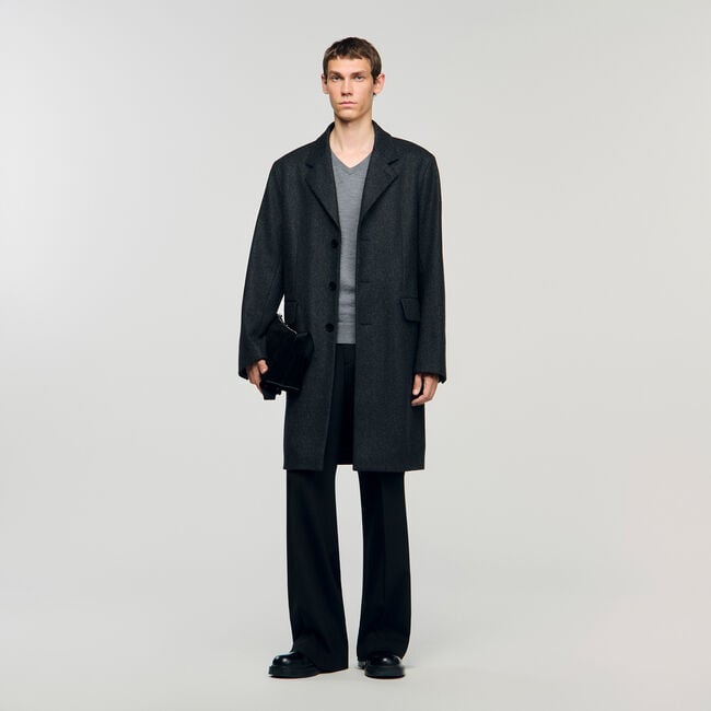 Cappotto in panno di lana