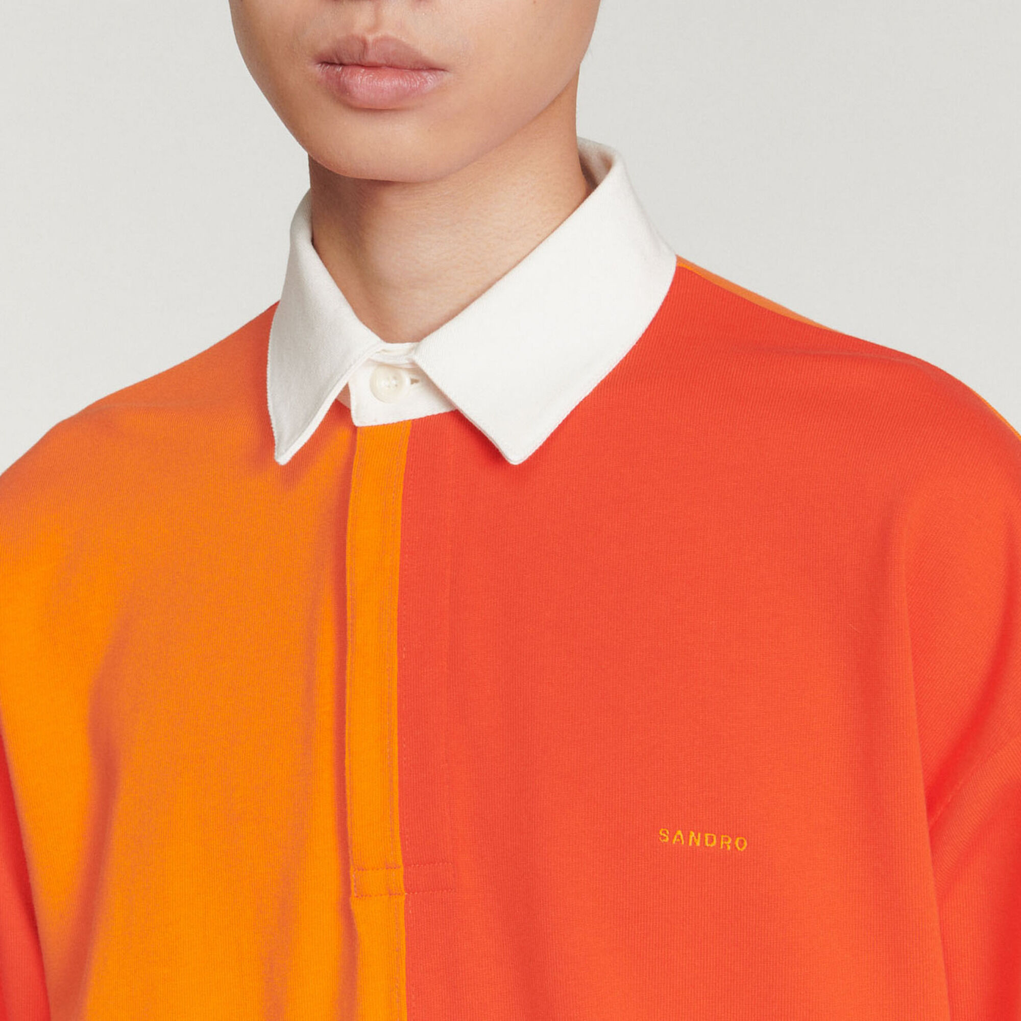 Polo da rugby in cotone bio