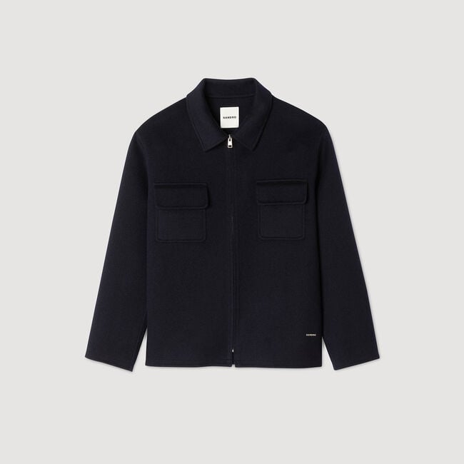 Overshirt con zip