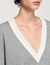 Maglione con scollo a V