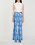 Pantaloni fluidi con stampa foulard