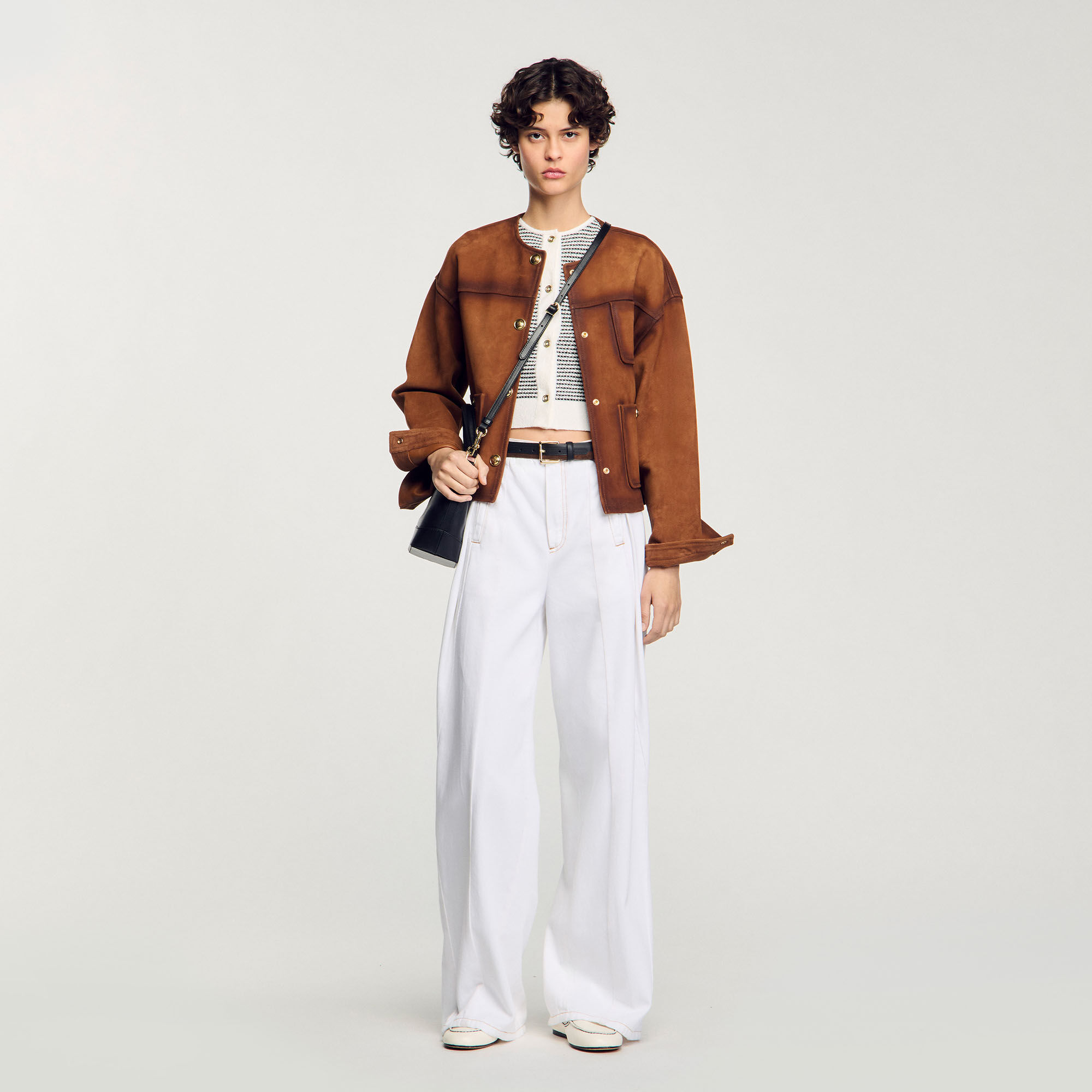 Cardigan a righe