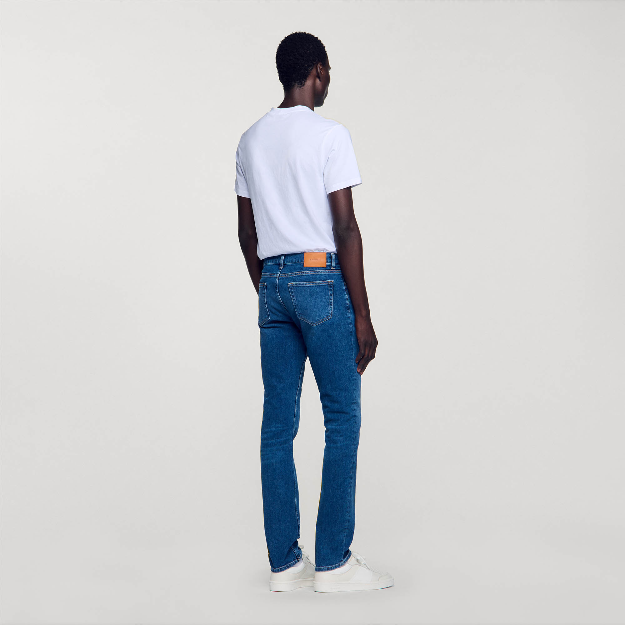 Jeans slim con lavaggio Waterless