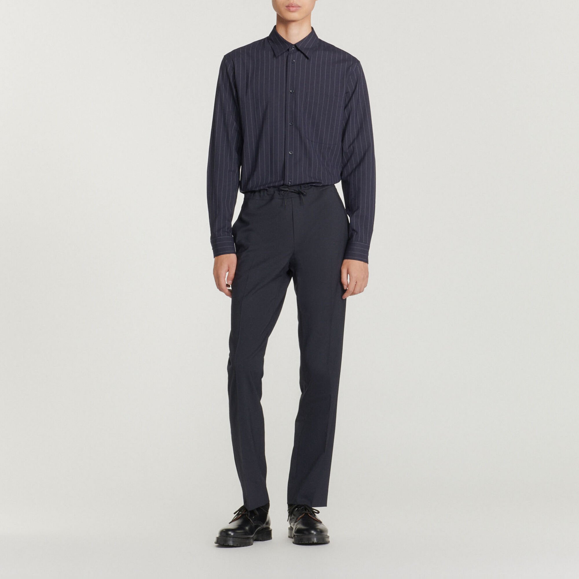 Pantaloni con elastico in vita