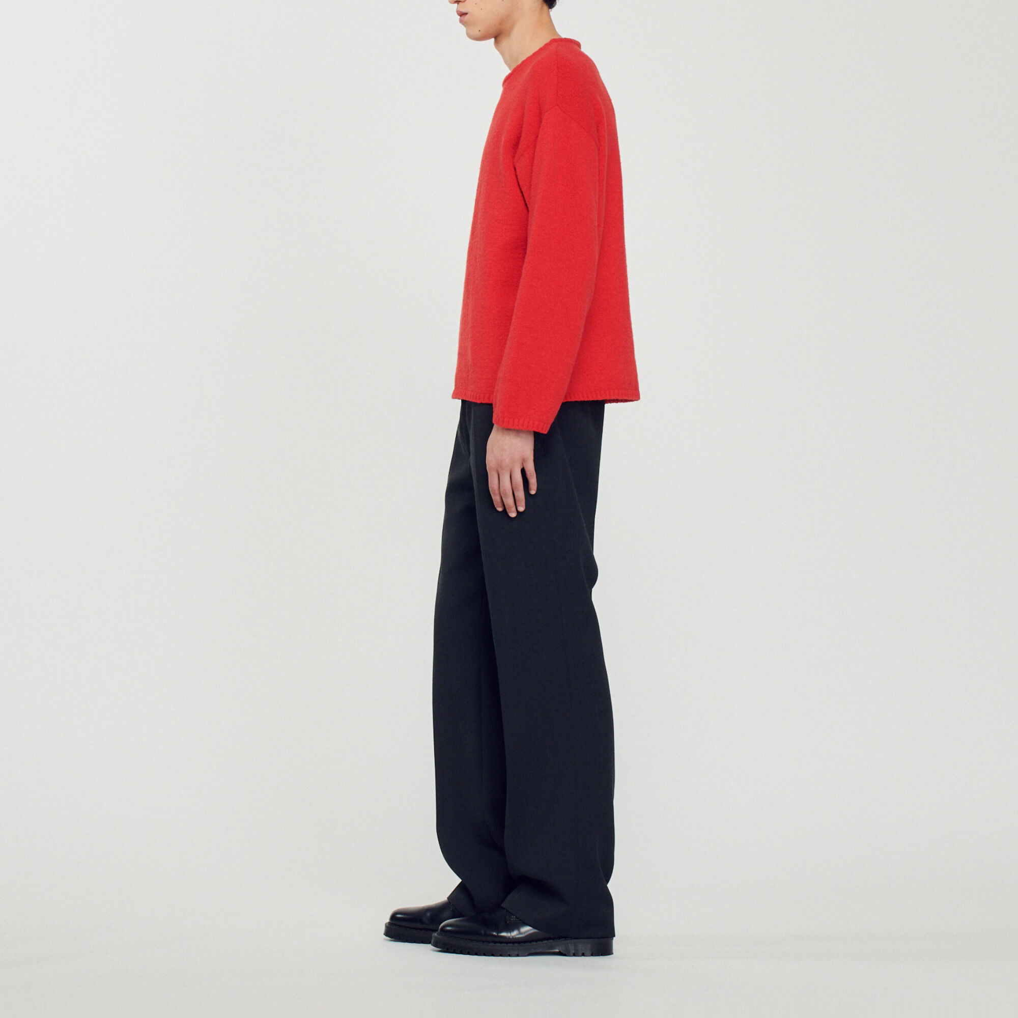 Pullover in maglia bouclé