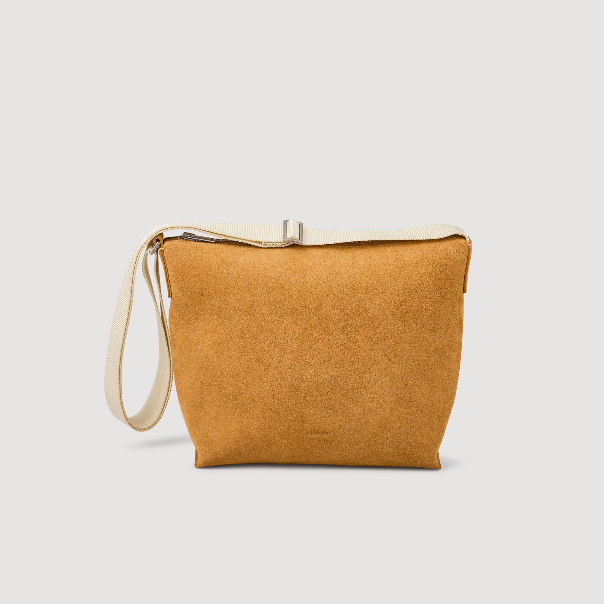 Hobo bag in scamosciato