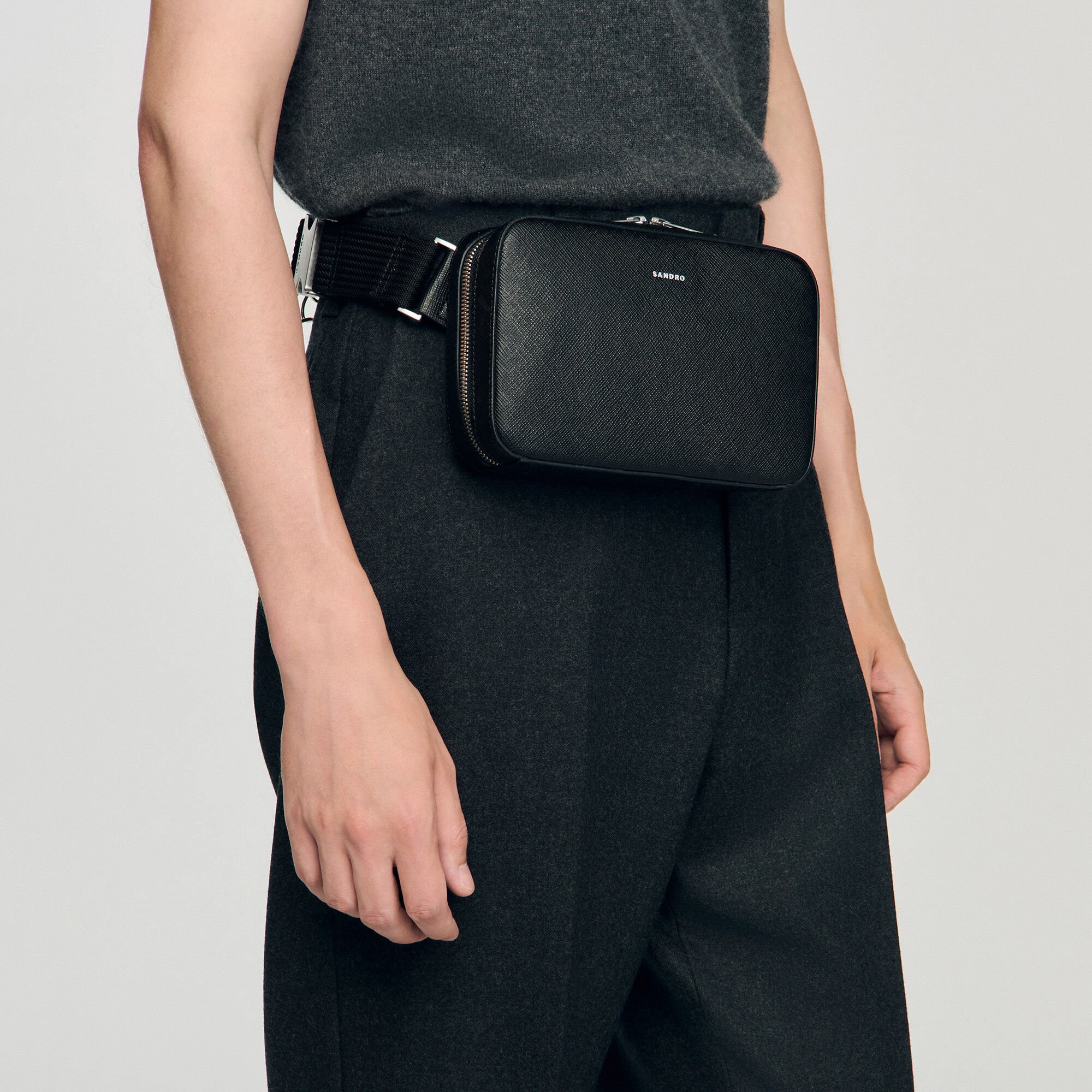 Borsello in pelle ricostituita 