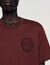 T-shirt in cotone con fiore crochet